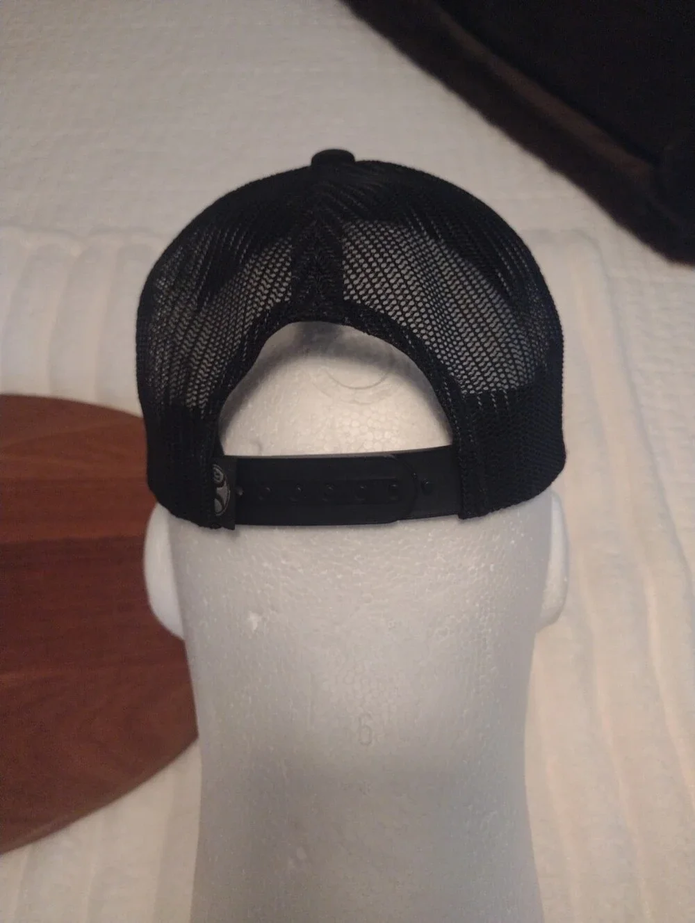 Hooey Trucker Cap Hat Youth Black Mesh Snapback Adjustable Striped Patch